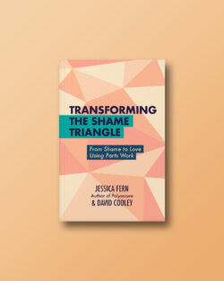Transforming the Shame Triangle on orange background